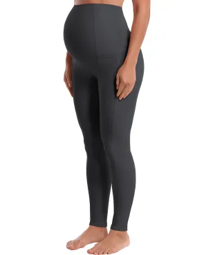 26" Side Pockets Maternity Jogging Pants shadowcharcoal_Jogging