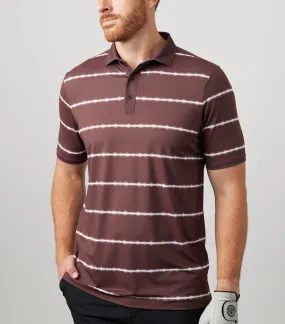 ASHER Shibori Stripe Polo