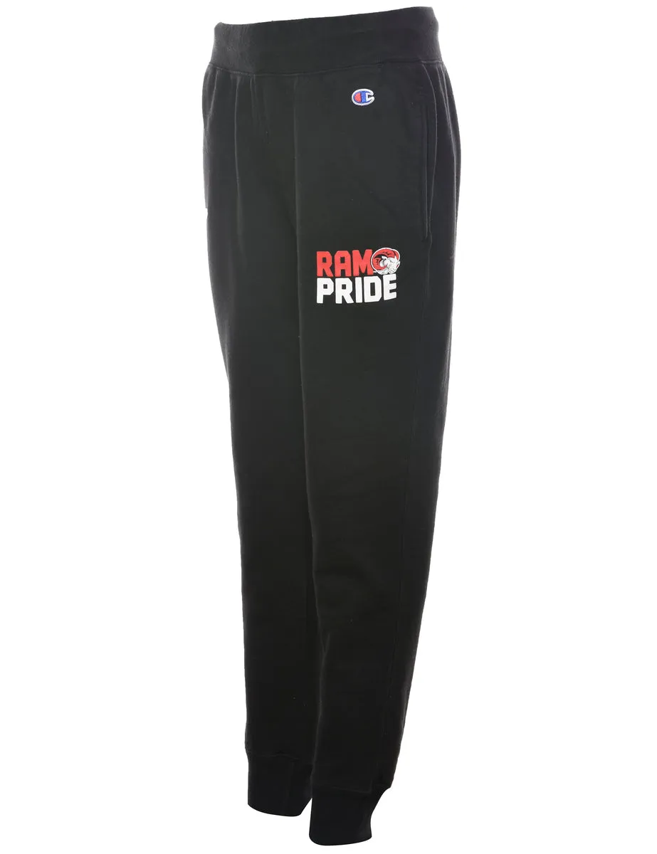 Black Champion Reverse Weave Jogging Bottoms - W30 L29