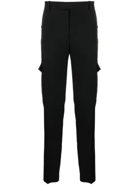 Black tailored design trousers