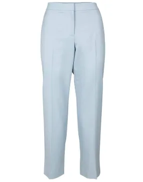 Blue Low Waist Tailored Trousers