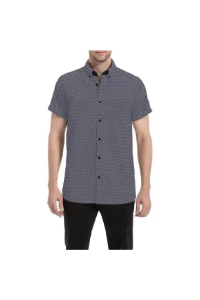 Blue Smoke Men's All Over Print Short Sleeve Shirt (Model T53)