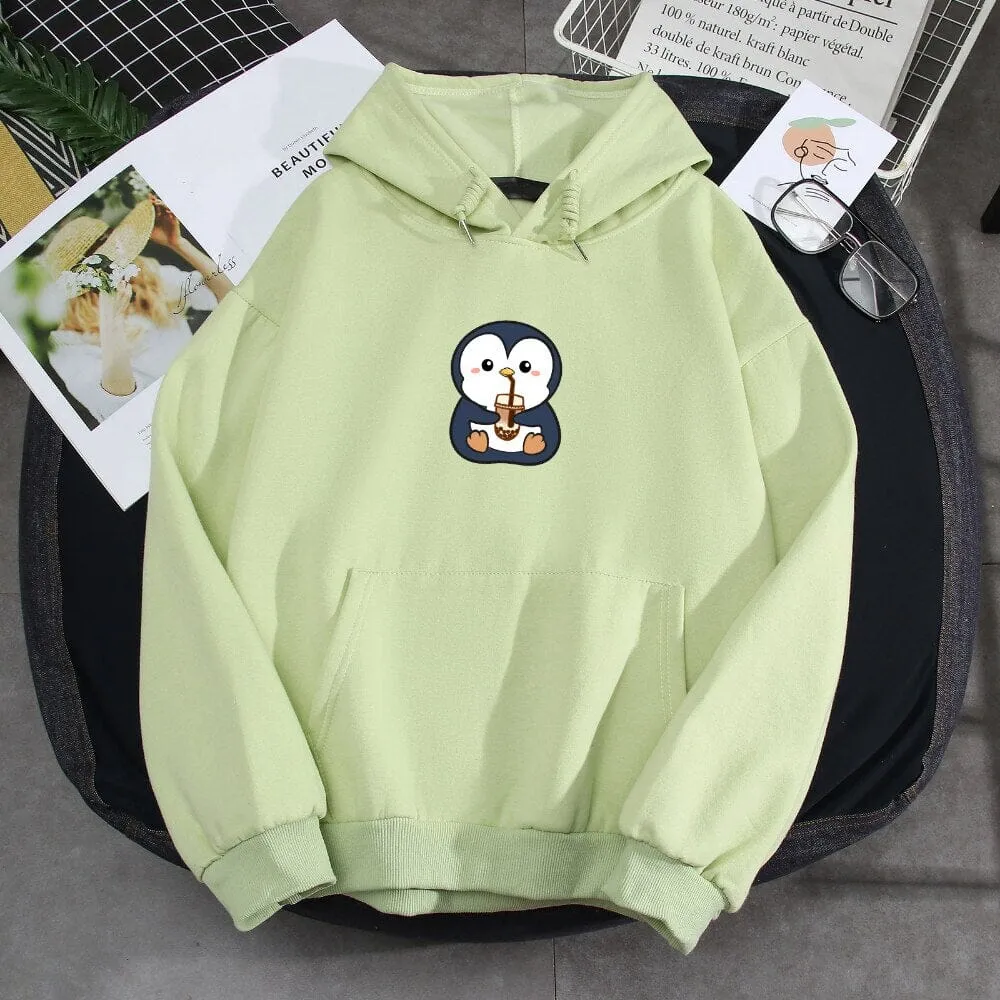 Boba Lovin Penguin Soft Hoodie