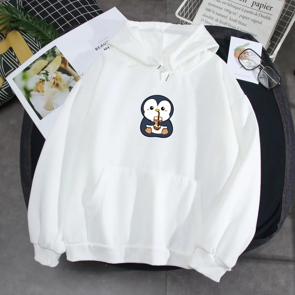 Boba Lovin Penguin Soft Hoodie