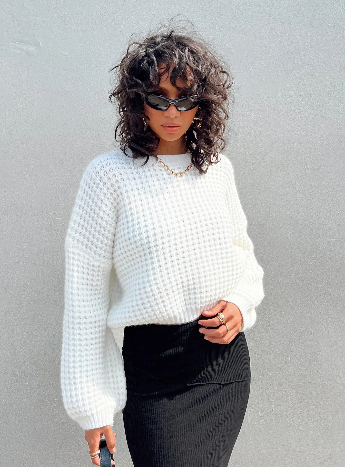 Calvary Sweater White