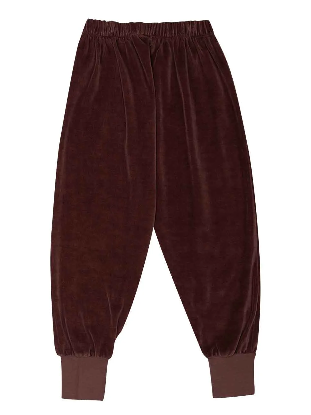 Chocolate Velour Cloud Pants