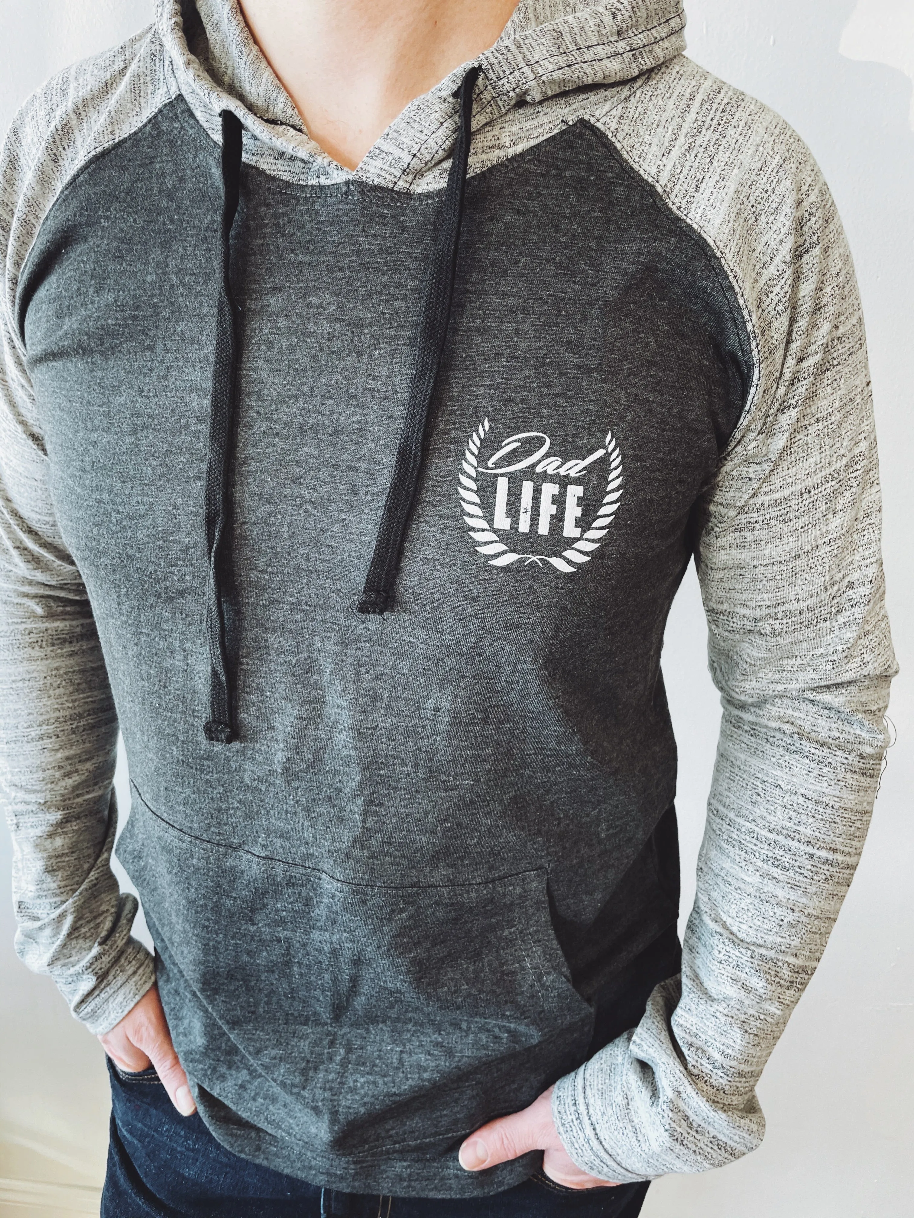 Dad Life Crest • Lightweight Hoodie