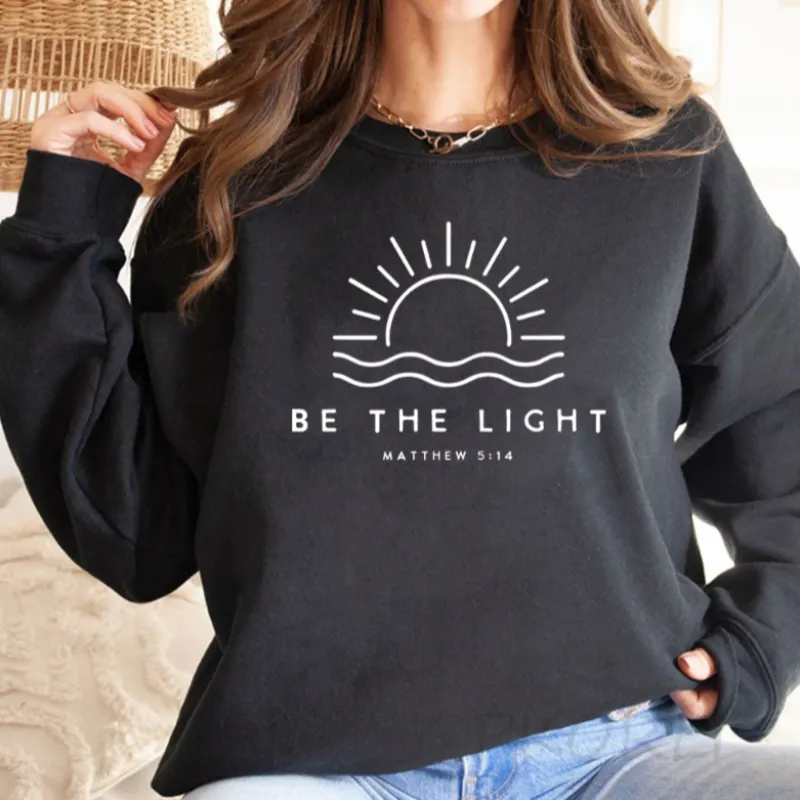 Daphne - Stylish and Comfortable "Be The Light" Women's Winter Sweater