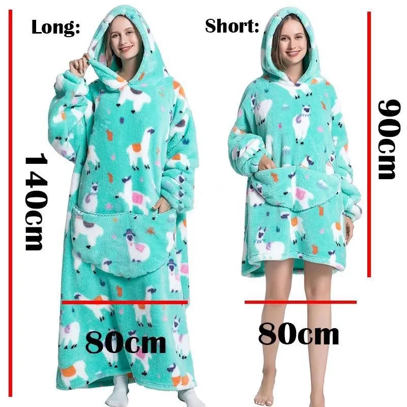 Extra Long Winter Hoodies for Adults