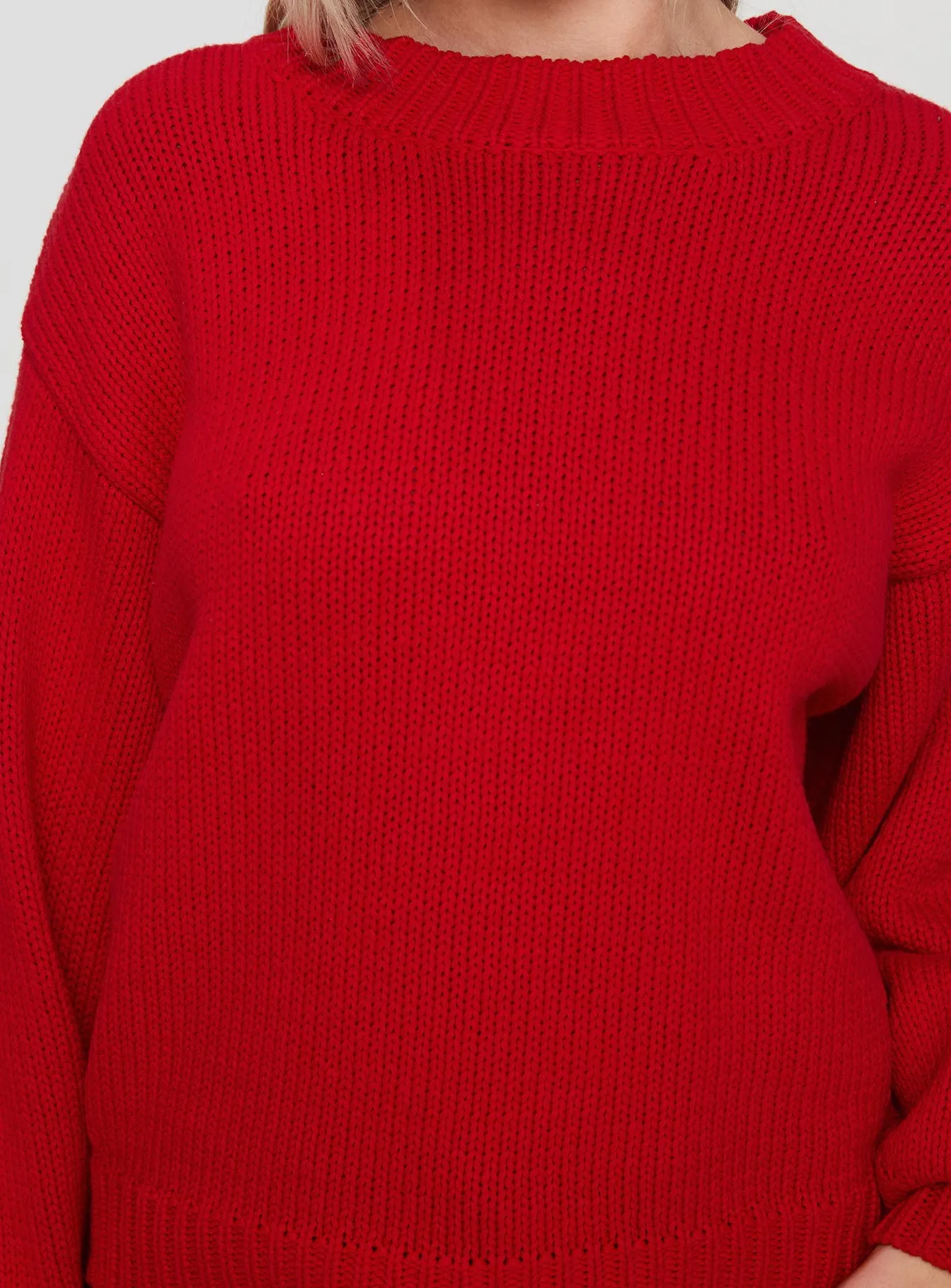 Harmony Sweater Red