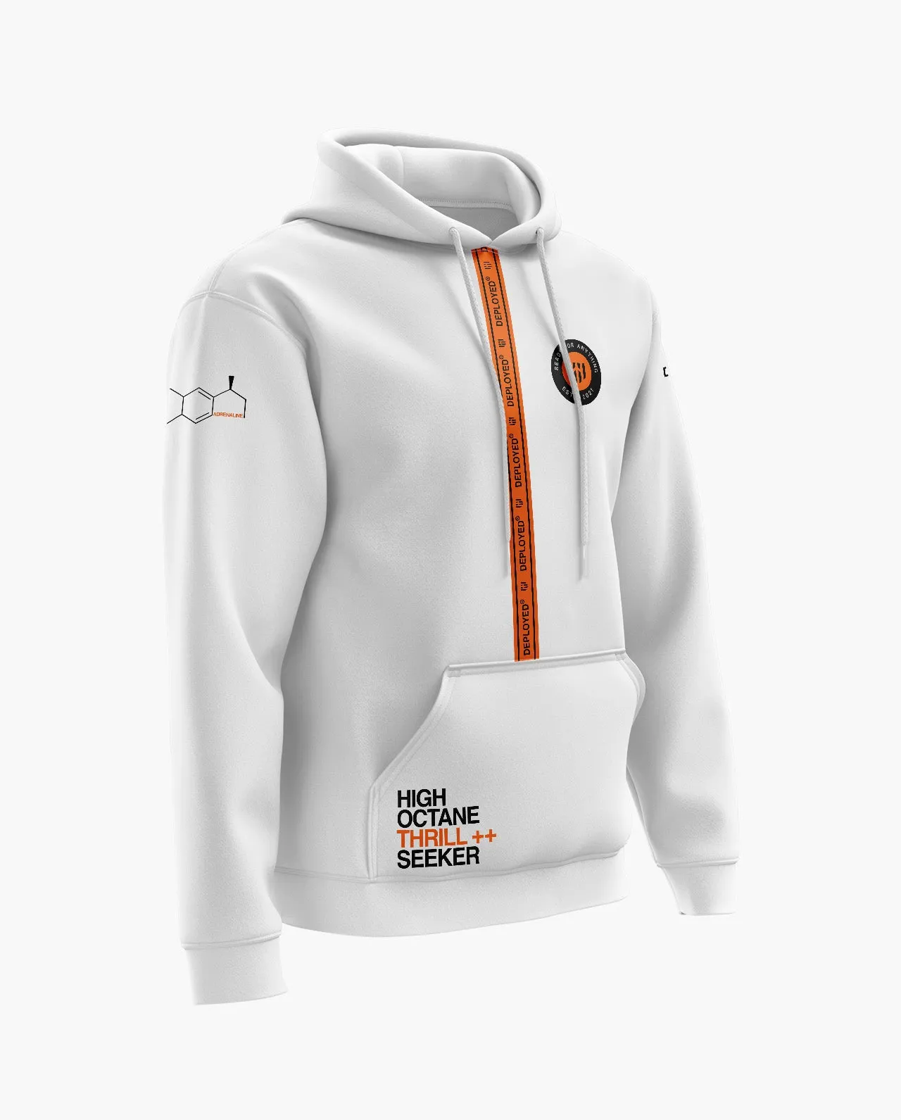 HIGH OCTANE THRILL SEEKER Snow Soft Premium Hoodie