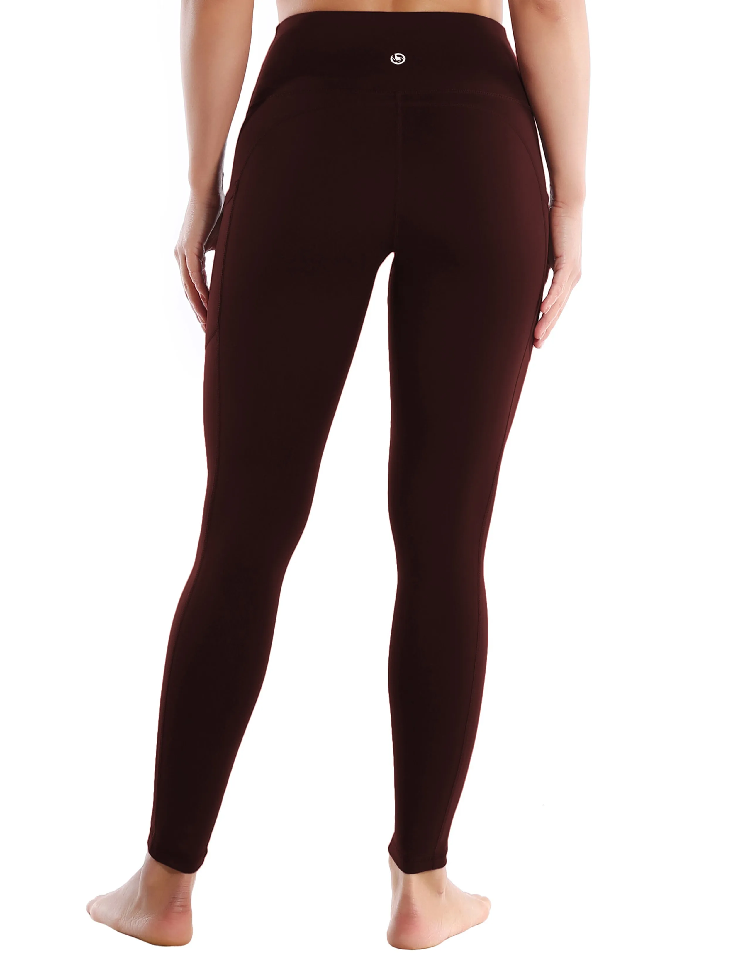 Hip Line Side Pockets Jogging Pants mahoganymaroon_Jogging