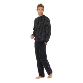 HOM Norman Homewear - Black/White Stripes