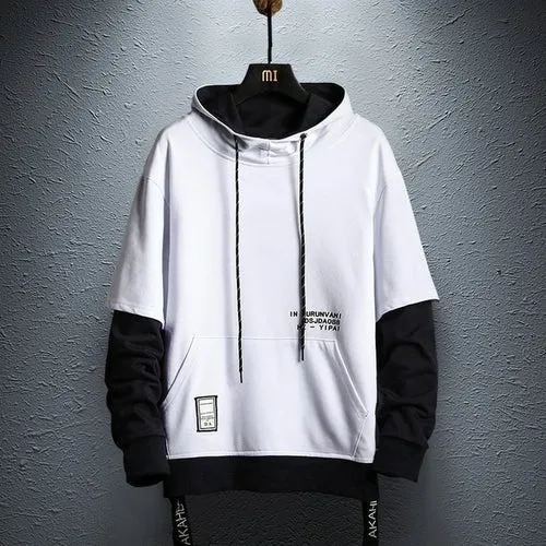 Hoodie Sweatshirt Mens Hip Hop Pullover Hoodies Streetwear Casual