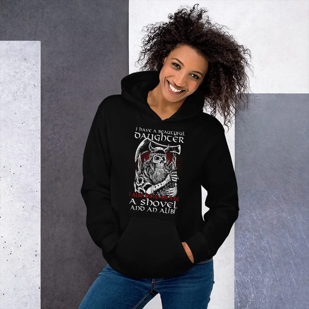 I Have A Beautiful Daughter - Skull Hoodie - up to 5XL