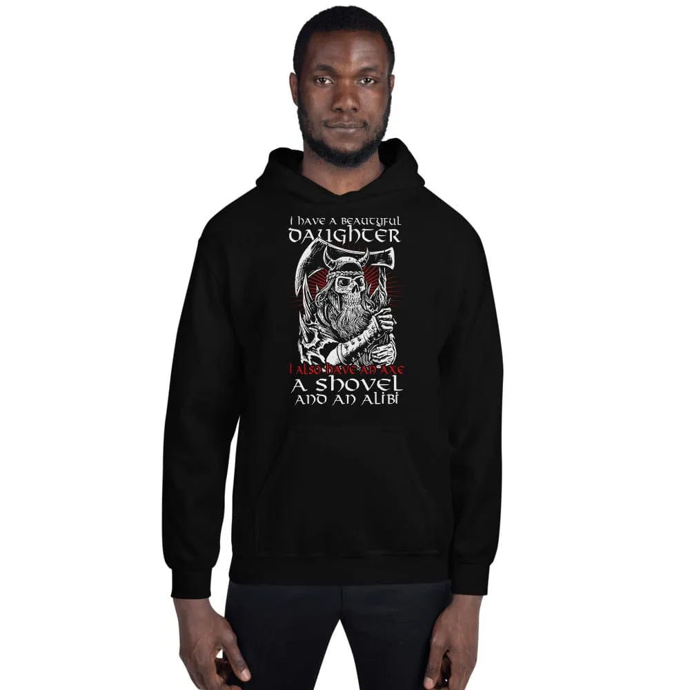 I Have A Beautiful Daughter - Skull Hoodie - up to 5XL