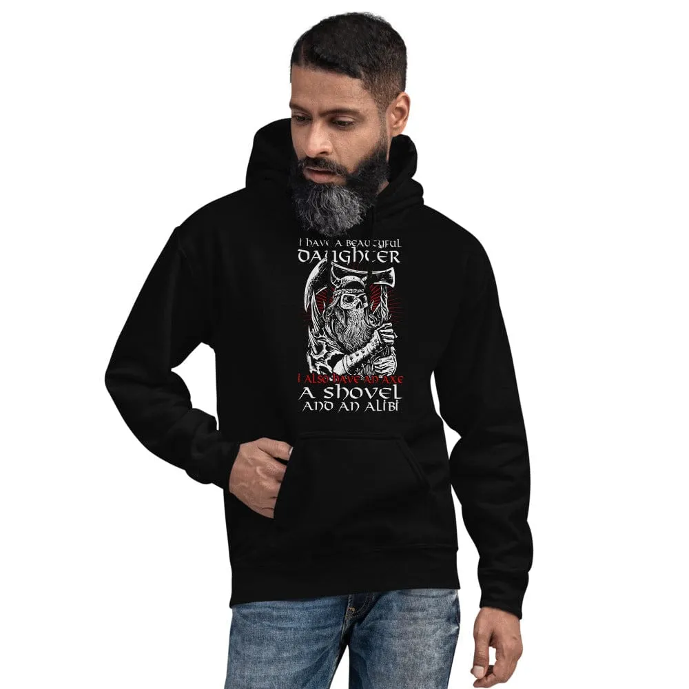 I Have A Beautiful Daughter - Skull Hoodie - up to 5XL