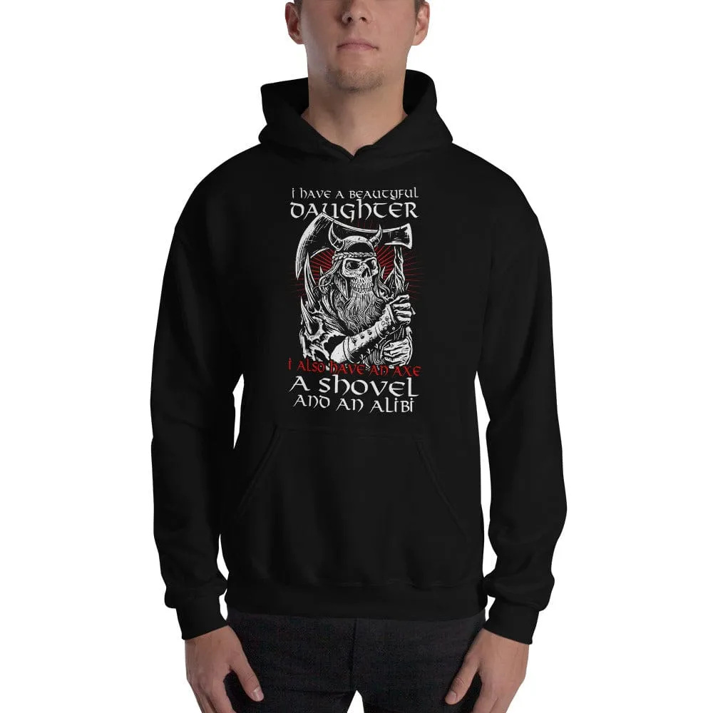 I Have A Beautiful Daughter - Skull Hoodie - up to 5XL