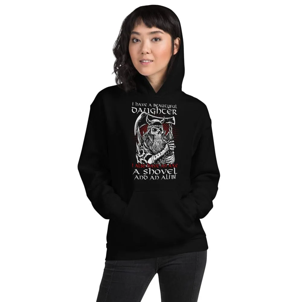 I Have A Beautiful Daughter - Skull Hoodie - up to 5XL