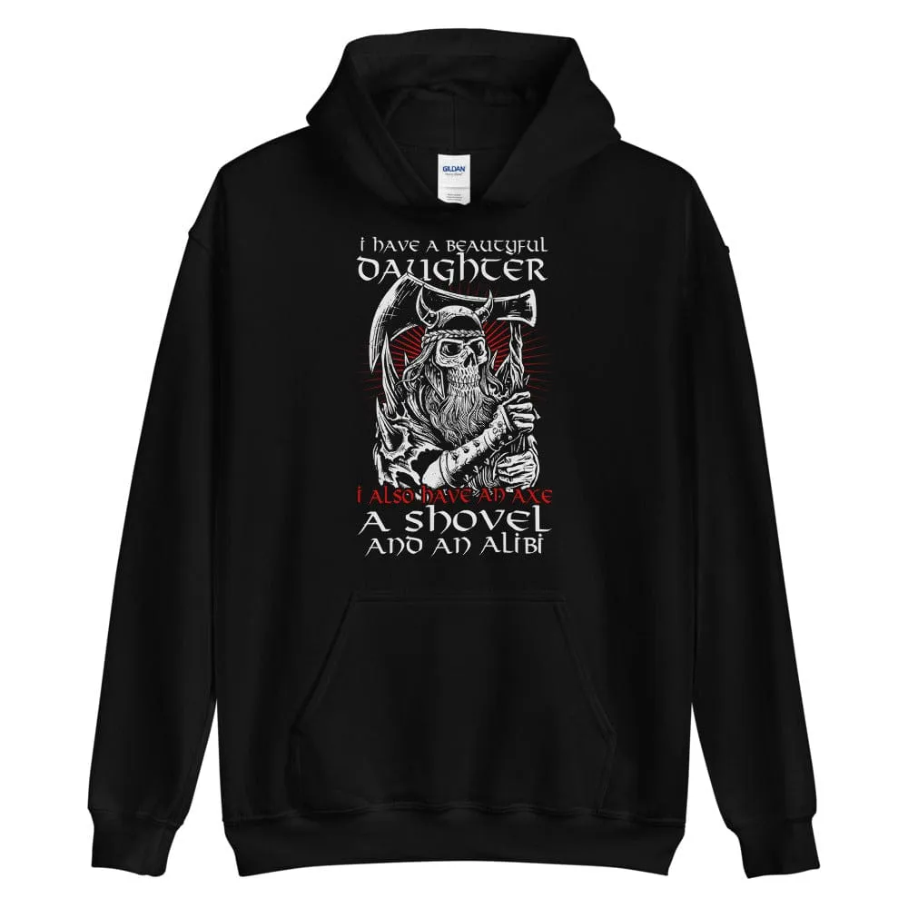 I Have A Beautiful Daughter - Skull Hoodie - up to 5XL