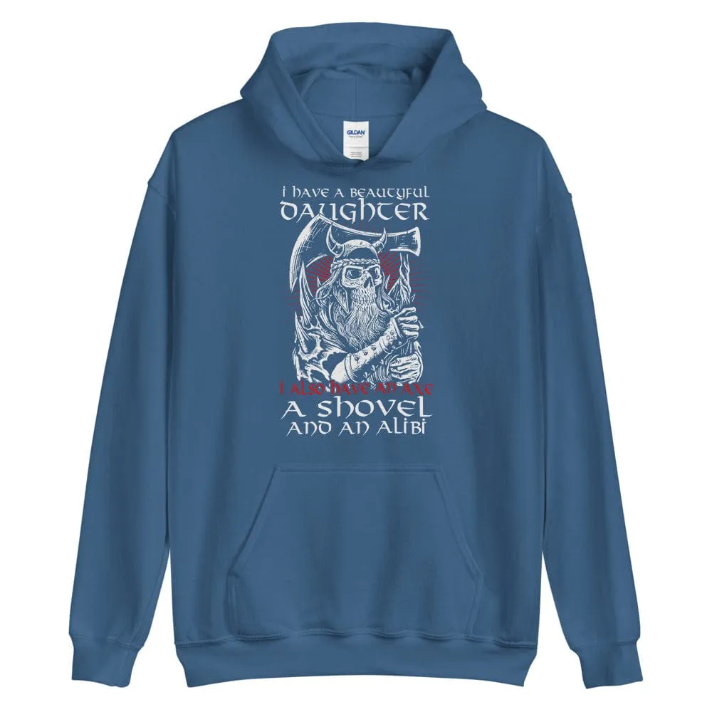 I Have A Beautiful Daughter - Skull Hoodie - up to 5XL