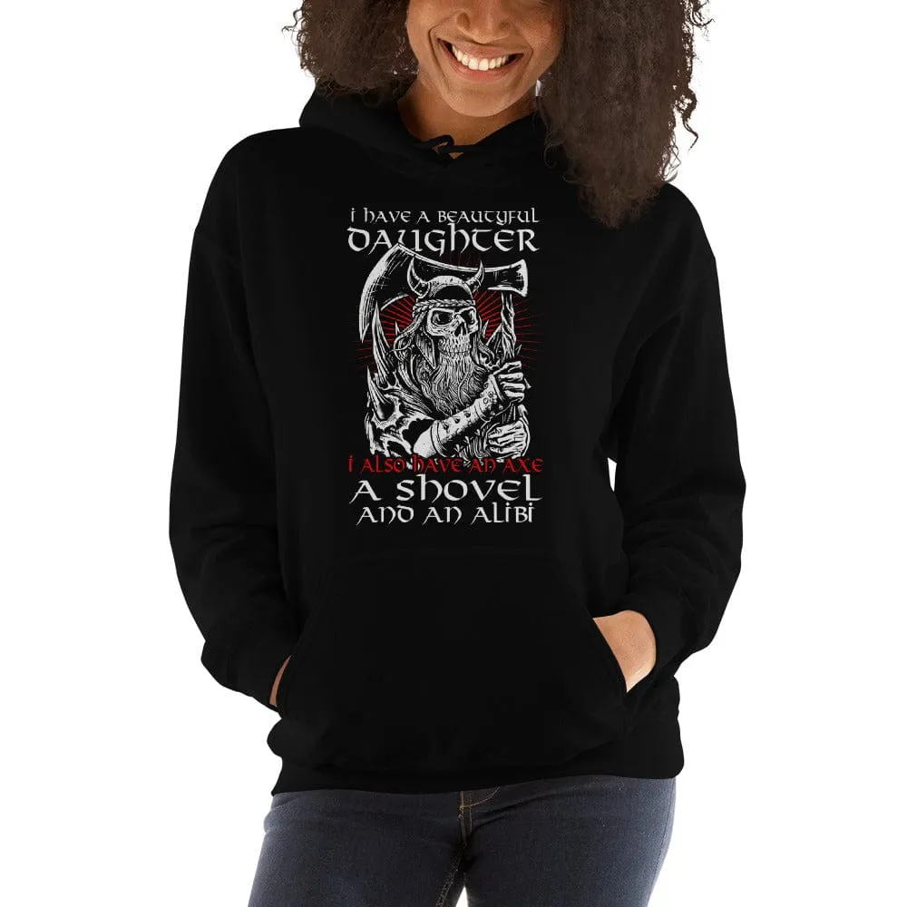 I Have A Beautiful Daughter - Skull Hoodie - up to 5XL