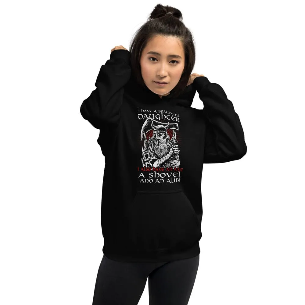 I Have A Beautiful Daughter - Skull Hoodie - up to 5XL