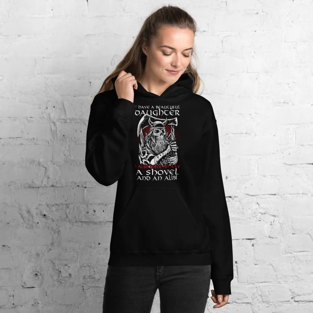 I Have A Beautiful Daughter - Skull Hoodie - up to 5XL