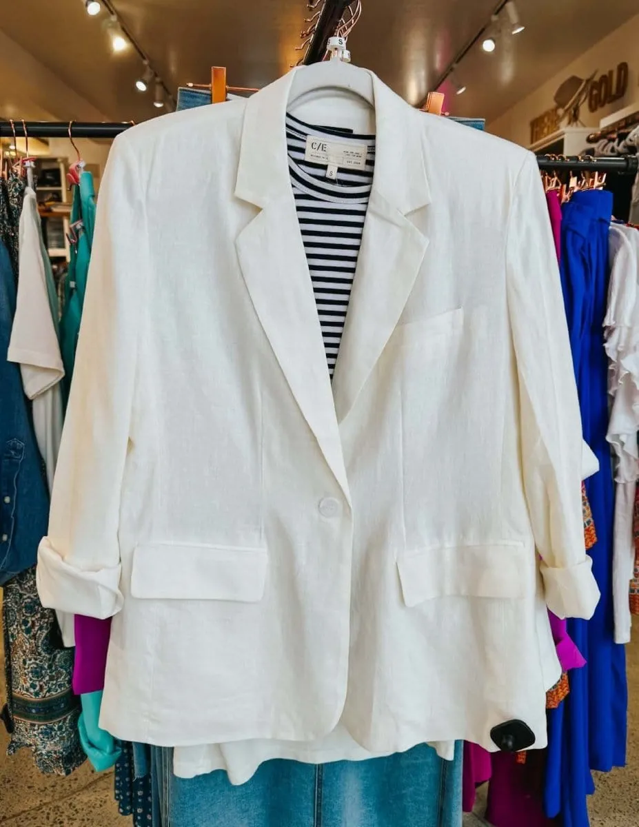 Imaan Blazer Ivory