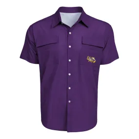 LSU Tigers NCAA Mens Gone Fishing Shirt