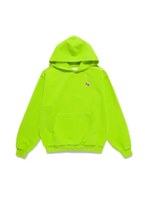 ME. Reverse Brushed Hoodie - Acid Lime