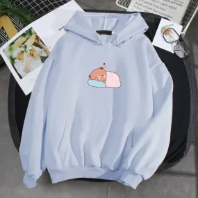 Napping Baby Boberu the Bear Soft Hoodie