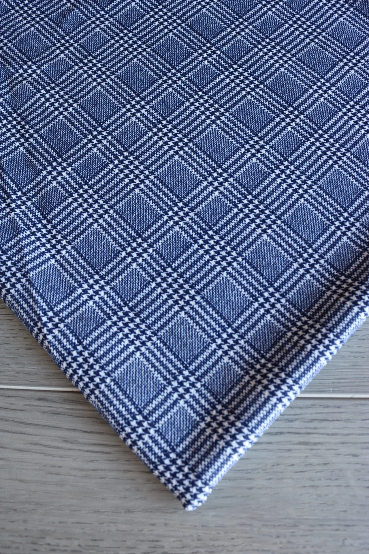 Navy Small Plaid Liverpool