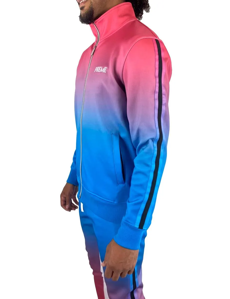 Preme Fresh Jogging Suite (BLUE ATOLL GRADIENT/MAGENTA)