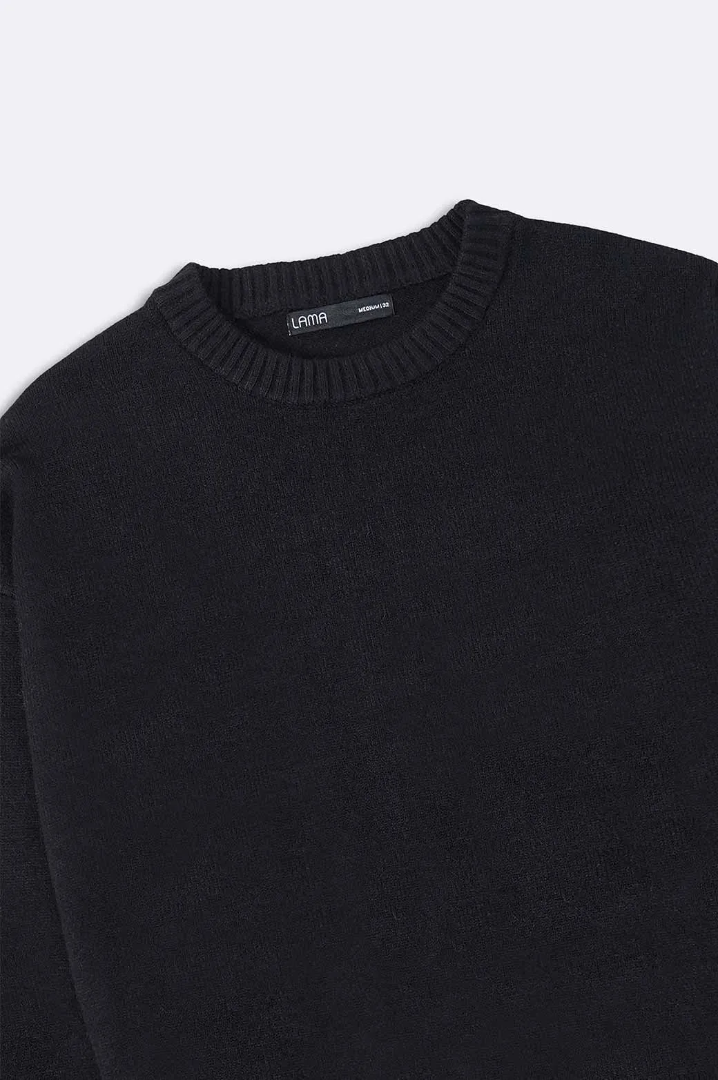 RELAXED CREW NECK SWEATER