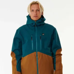 Rip Curl Freerider Snow Jacket - Blue Green