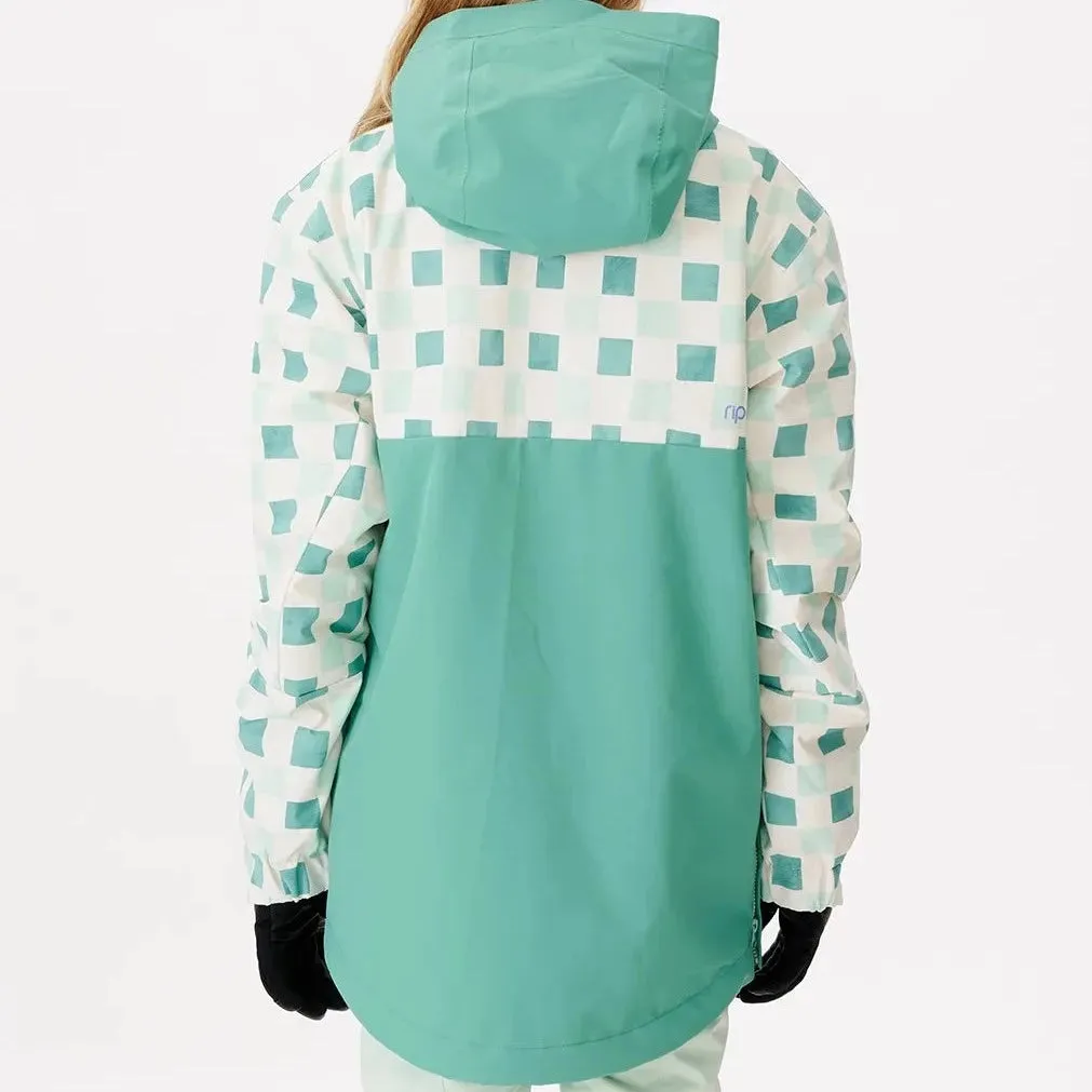 Rip Curl Women's Rider Anorak Snow Jacket - Mint