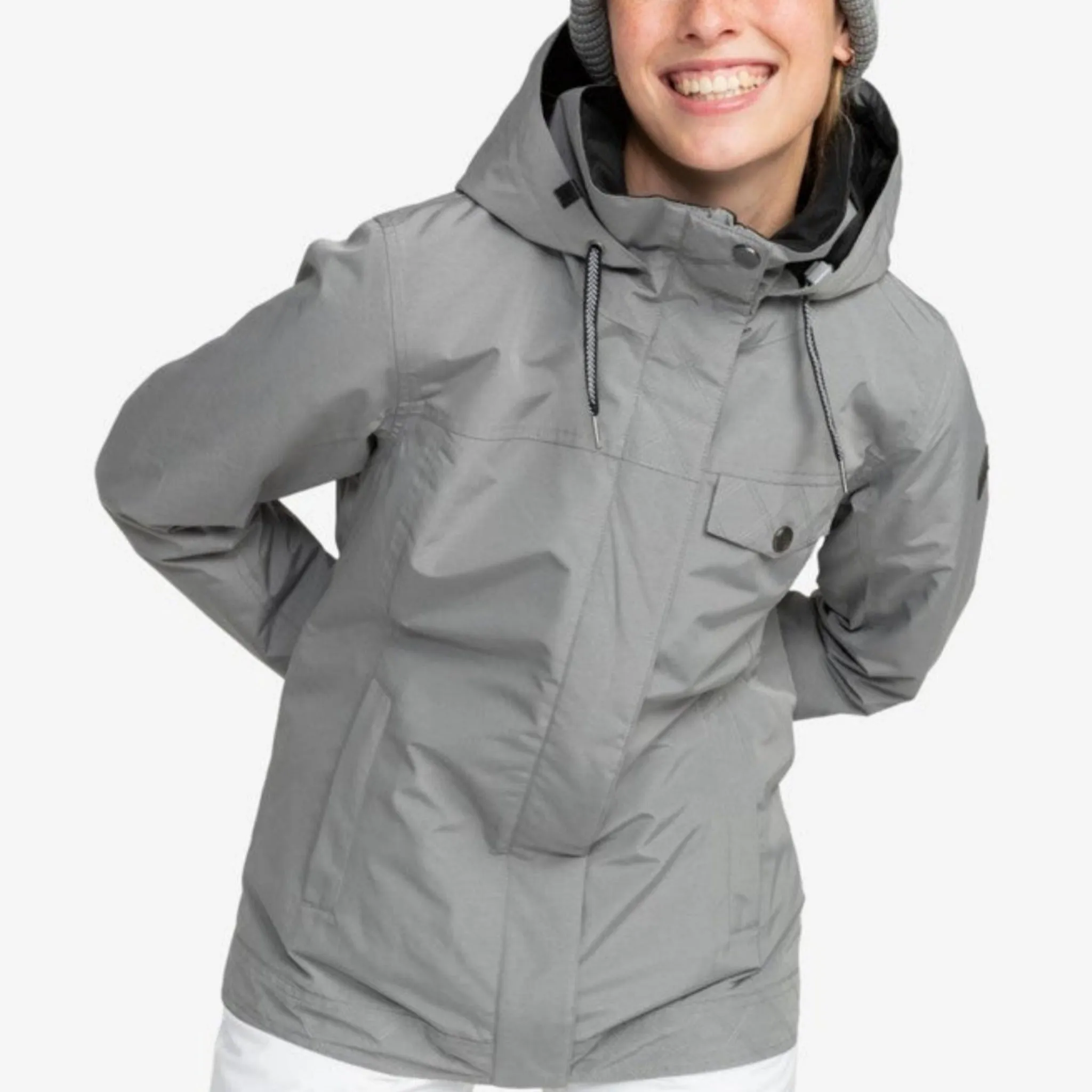 Roxy Women's Billie Snow Jacket - Heather Grey