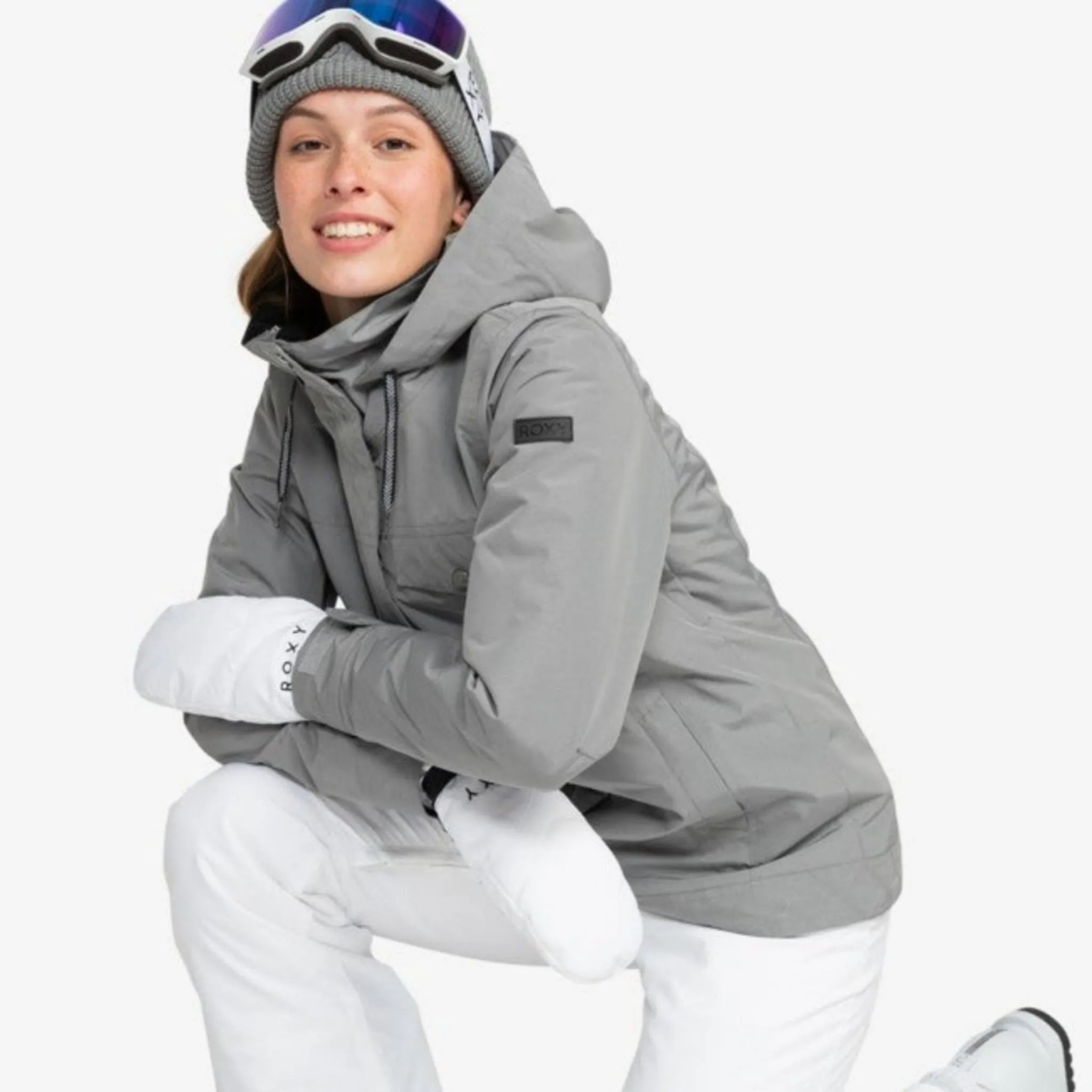 Roxy Women's Billie Snow Jacket - Heather Grey