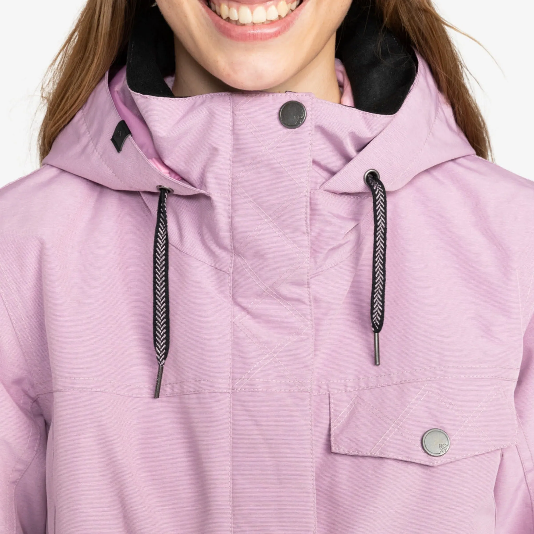 Roxy Women's Billie Snow Jacket - Pink Frosting