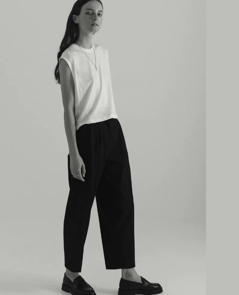 Sessun Trevor Black Tailored Trousers