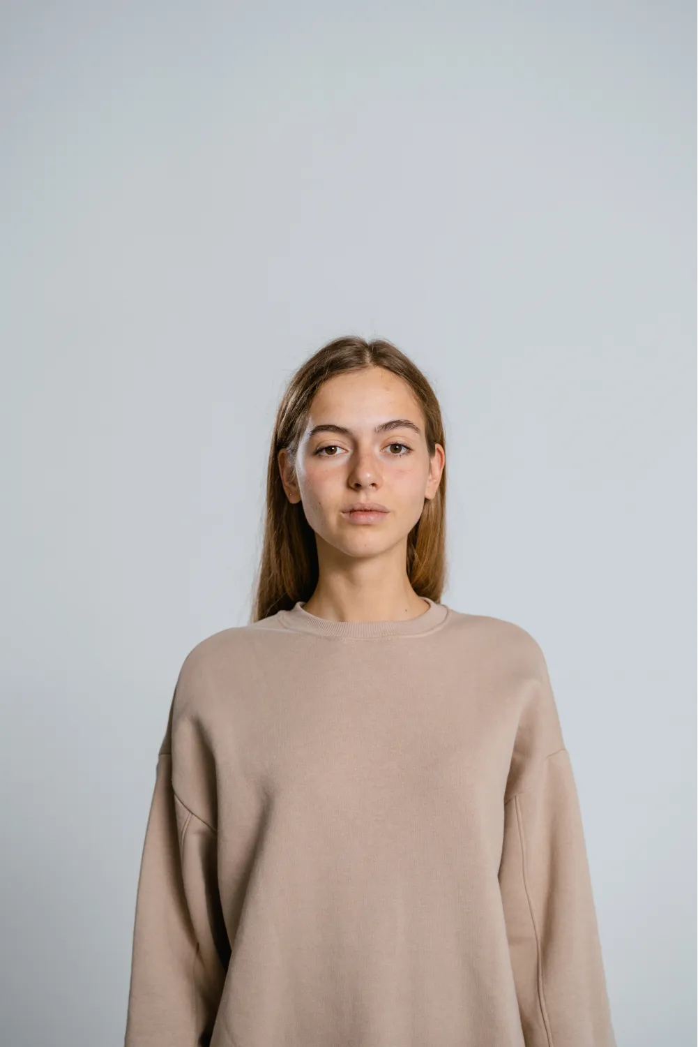 Soft Touch Long-sleeve Brown Sweater