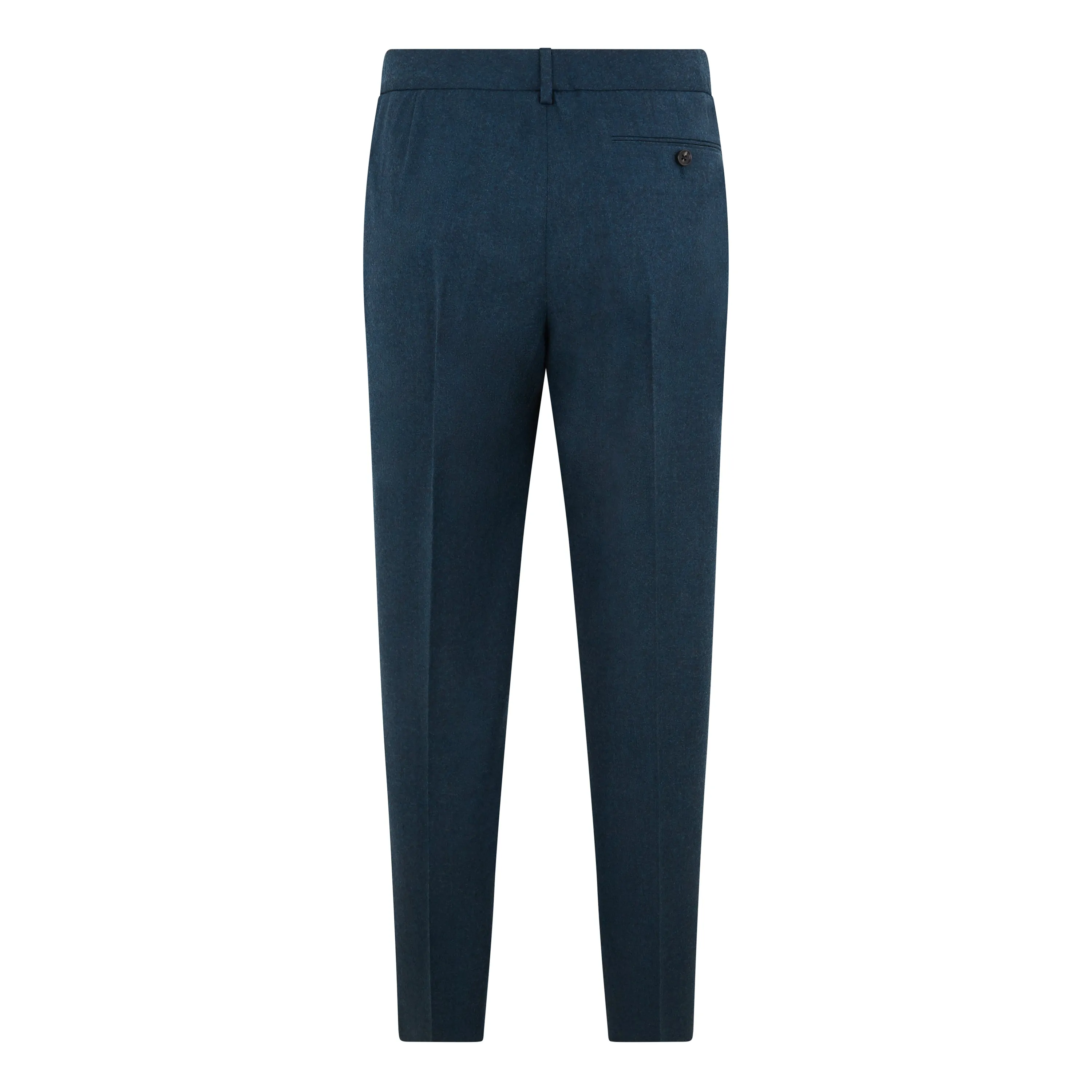 Tailored Flannel Wool Cashmere Trouser