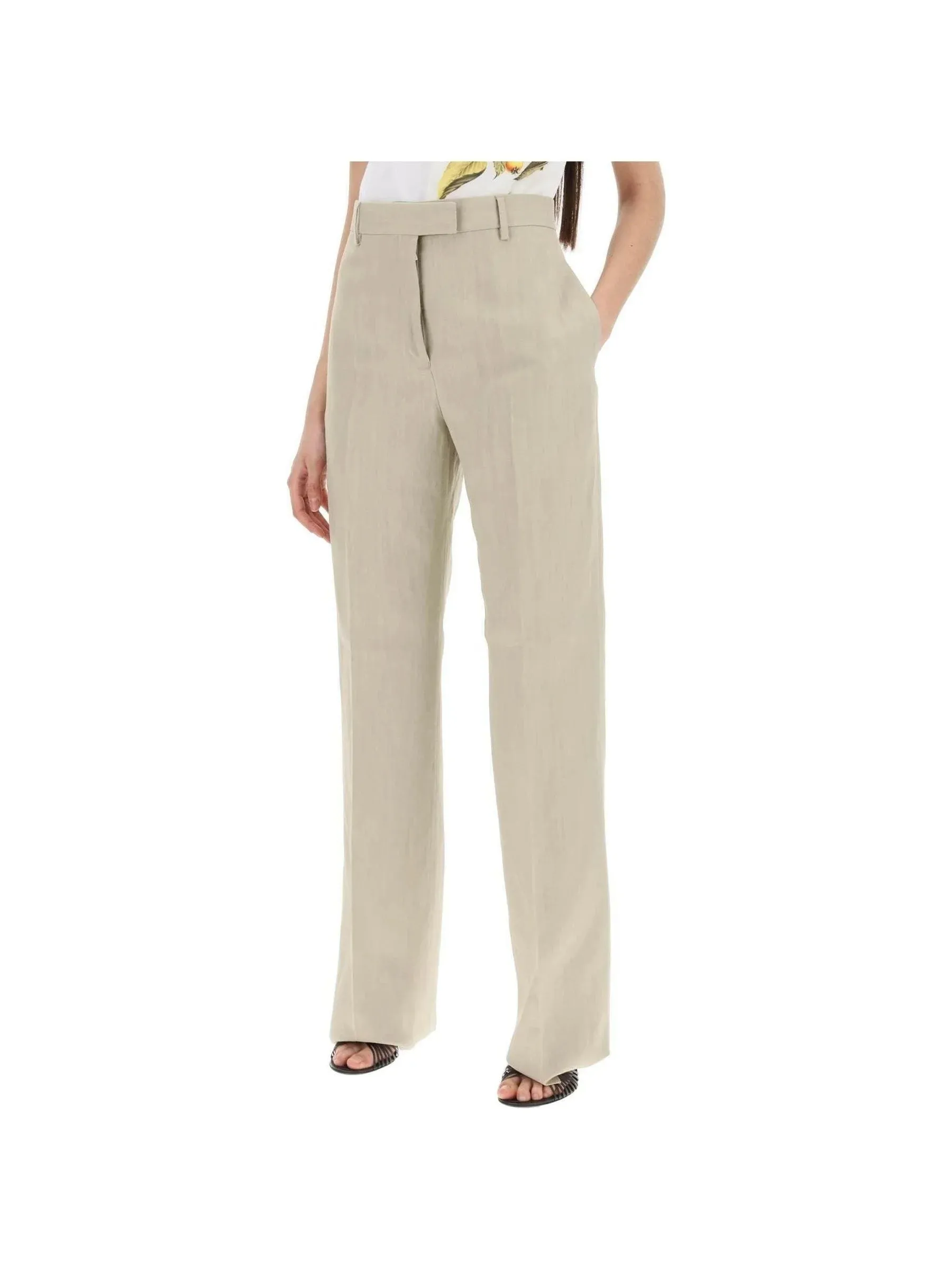 Tailored Straight-Leg Trousers