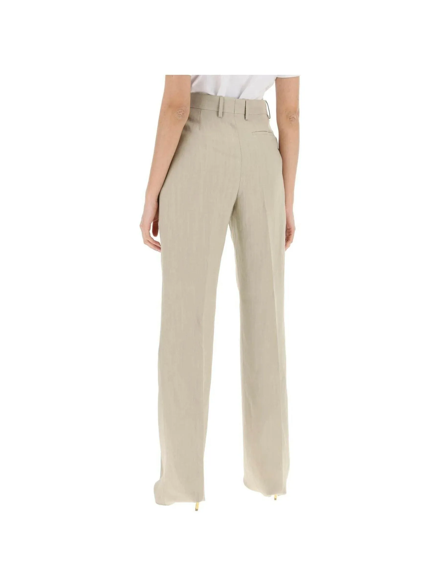 Tailored Straight-Leg Trousers