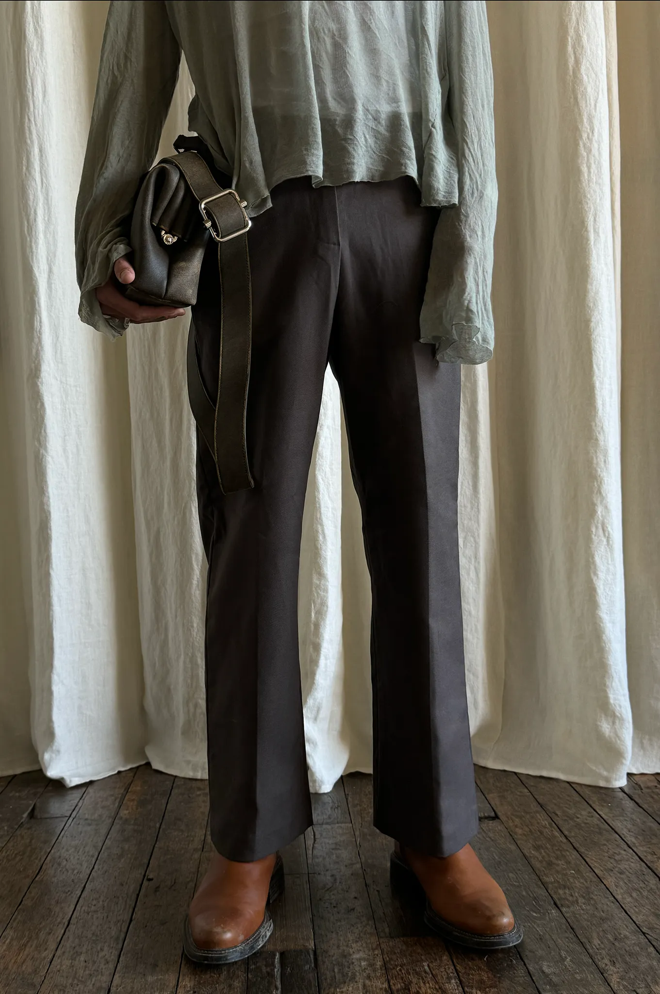 Tailored Trousers - Brown