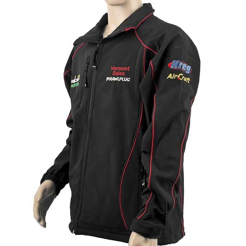 TORK CRAFT TORK CRAFT SOFT SHELL JACKET BLACK/RED SMALL TC027602