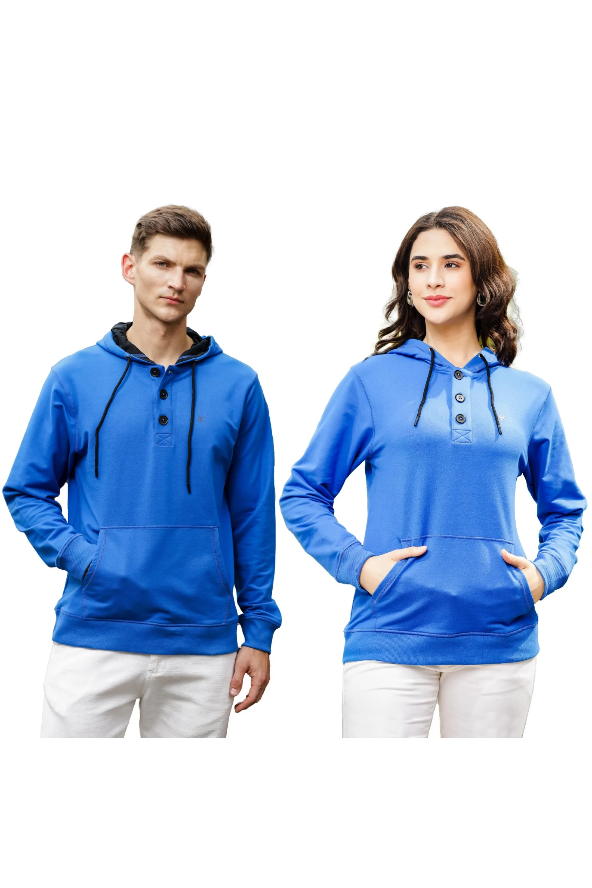 UNISEX SWEATSHIRT WITH POCKET BLUE