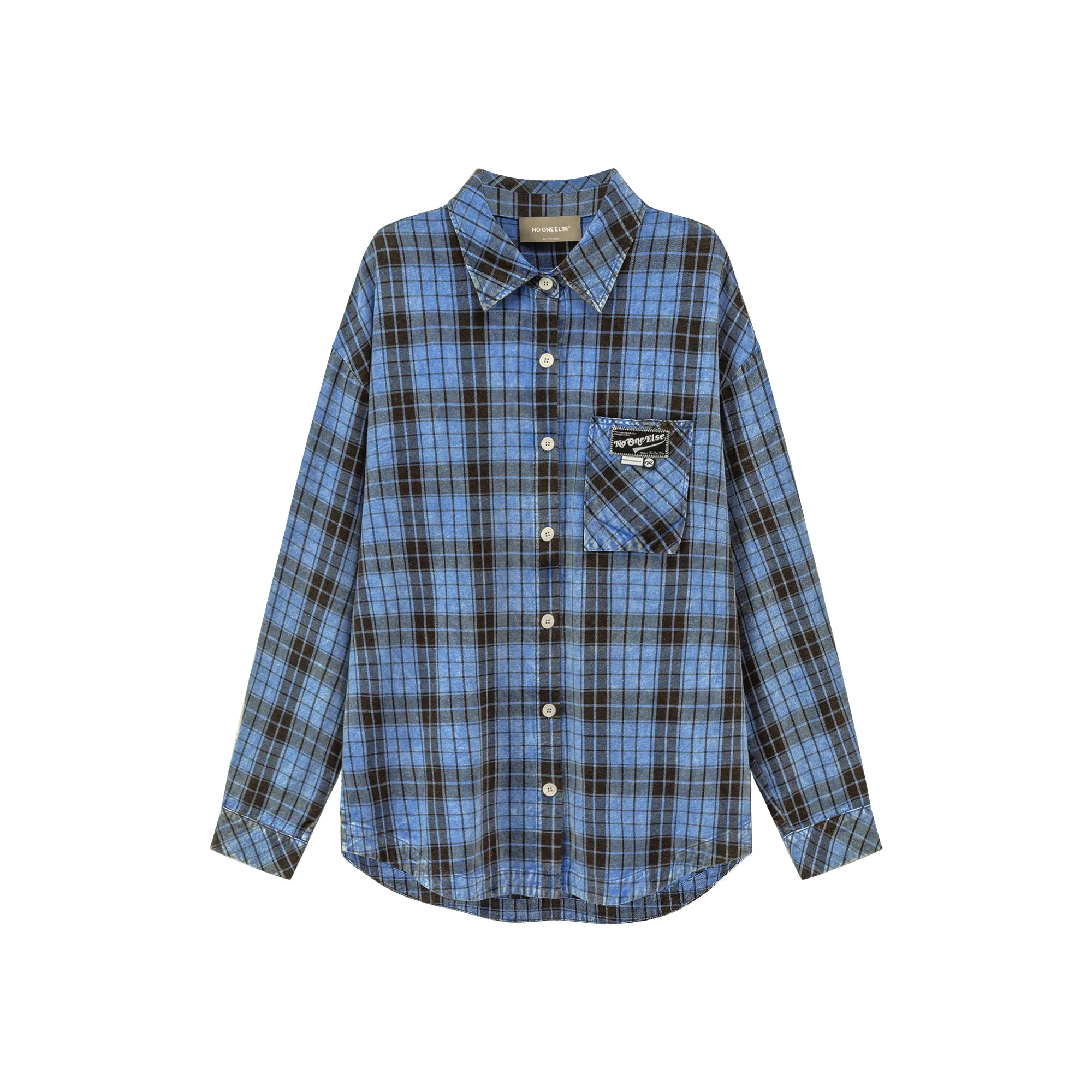 Vintage Check Button-Up Shirt