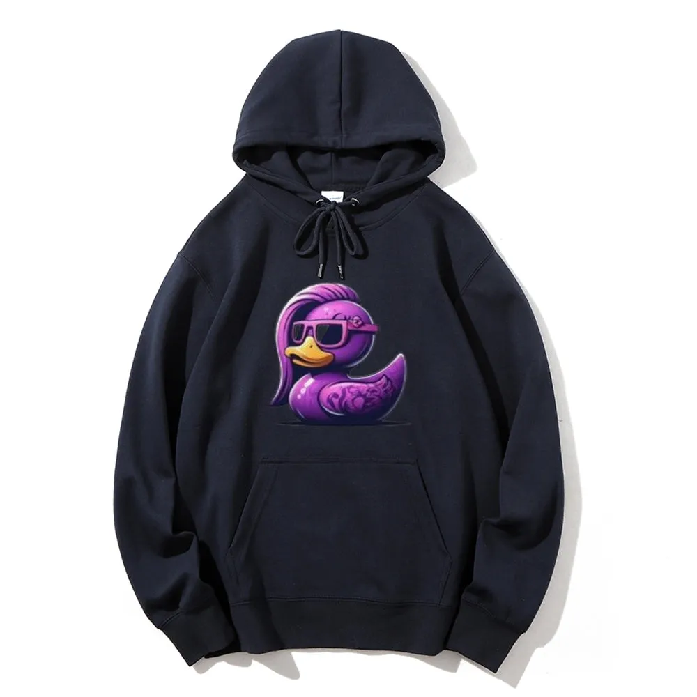 Women Cute Purple Dark Graphic Hoodies